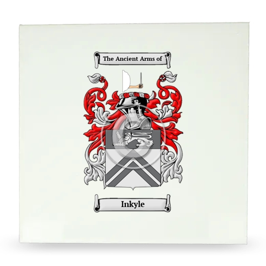 Inkyle Large Ceramic Tile with Coat of Arms