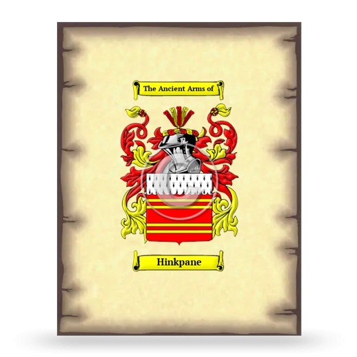 Hinkpane Coat of Arms Print