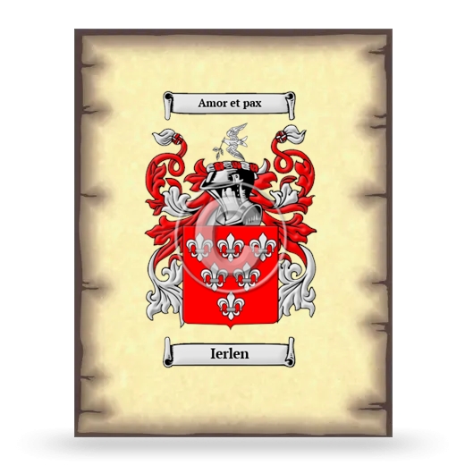 Ierlen Coat of Arms Print