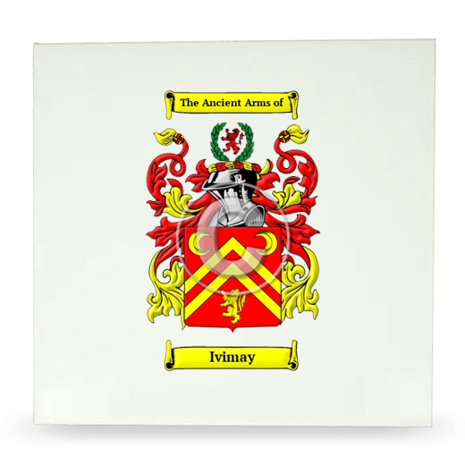 Ivimay Large Ceramic Tile with Coat of Arms