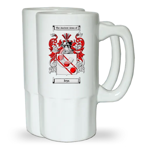 Ivys Pair of Beer Steins