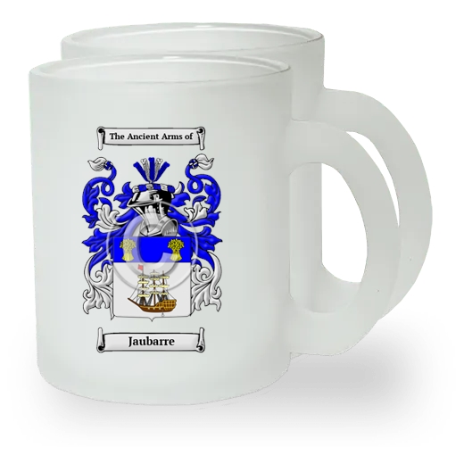 Jaubarre Pair of Frosted Glass Mugs