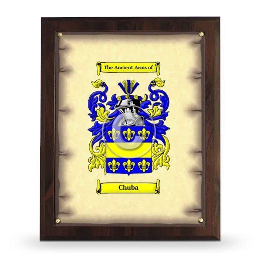 Chuba Coat of Arms Plaque