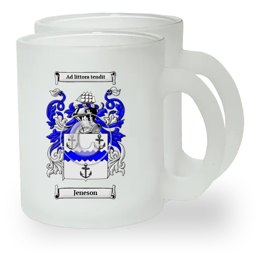 Jeneson Pair of Frosted Glass Mugs