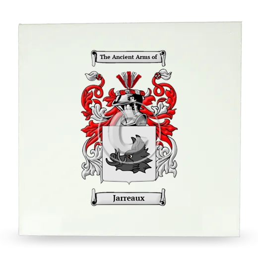 Jarreaux Large Ceramic Tile with Coat of Arms