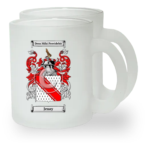 Jenay Pair of Frosted Glass Mugs