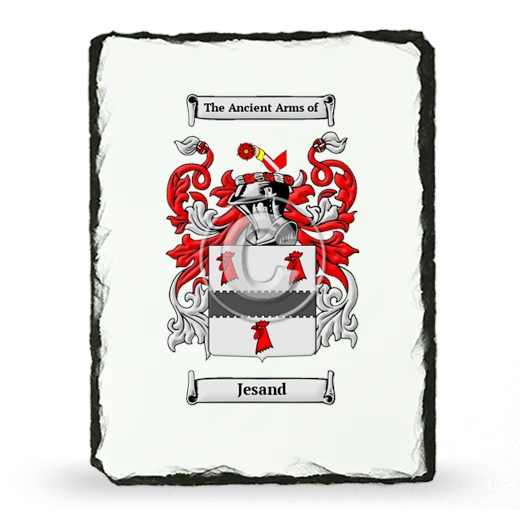 Jesand Coat of Arms Slate