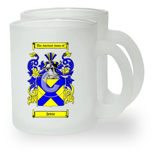 Jette Pair of Frosted Glass Mugs