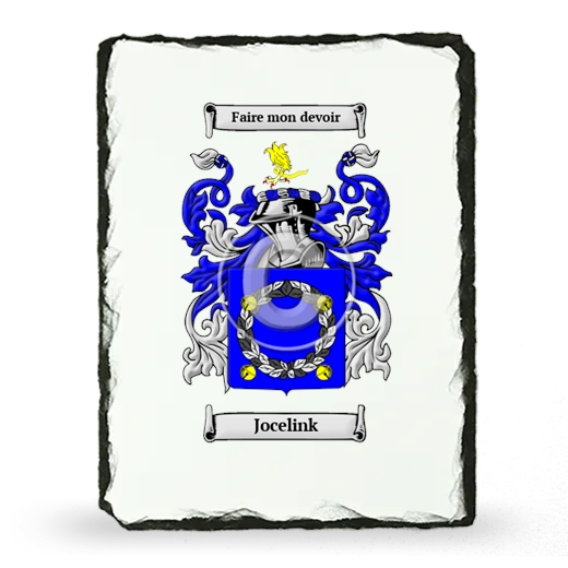 Jocelink Coat of Arms Slate