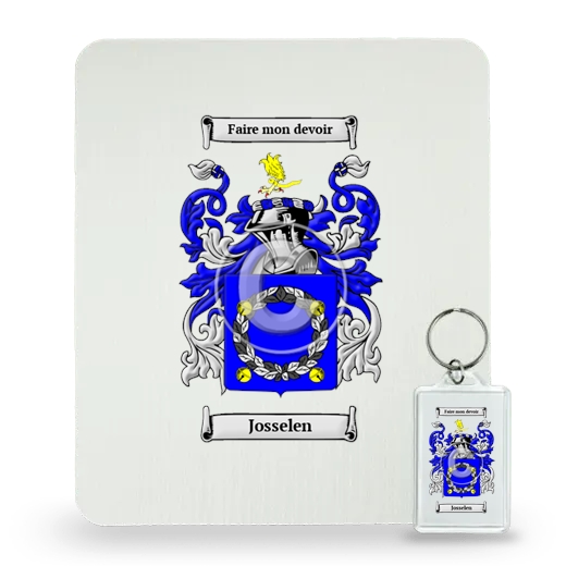 Josselen Mouse Pad and Keychain Combo Package