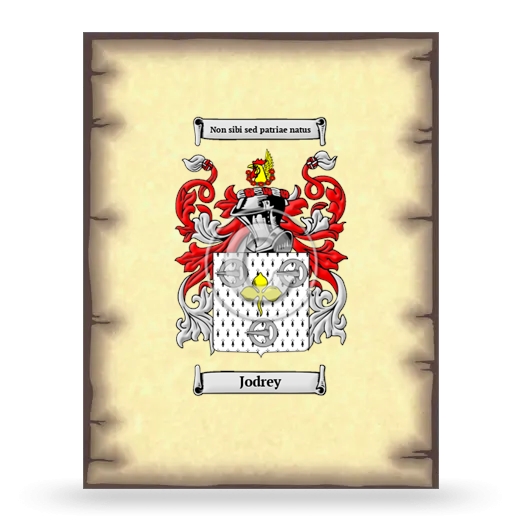 Jodrey Coat of Arms Print