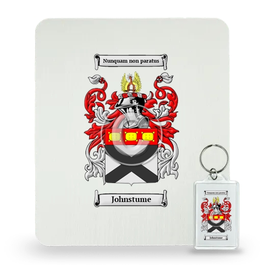 Johnstume Mouse Pad and Keychain Combo Package