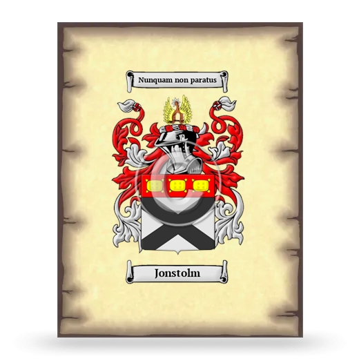 Jonstolm Coat of Arms Print