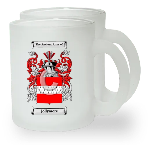 Jollymore Pair of Frosted Glass Mugs