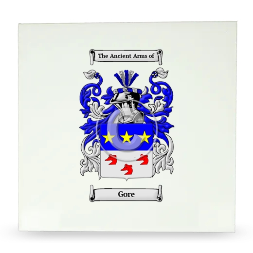 Gore Large Ceramic Tile with Coat of Arms