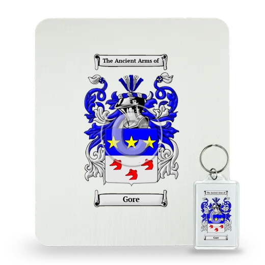 Gore Mouse Pad and Keychain Combo Package