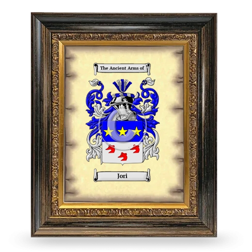 Jori Coat of Arms Framed - Heirloom