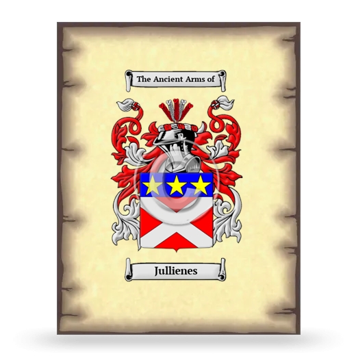 Jullienes Coat of Arms Print