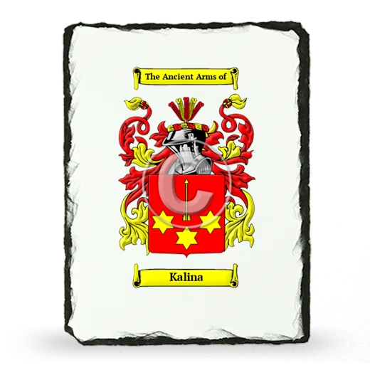 Kalina Coat of Arms Slate