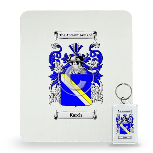 Karch Mouse Pad and Keychain Combo Package