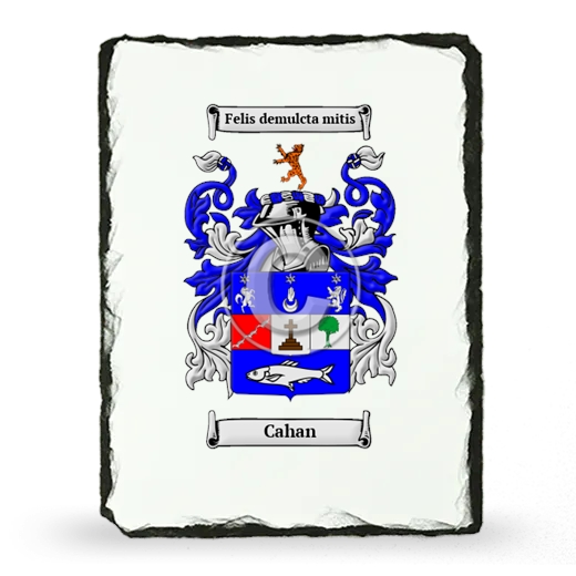 Cahan Coat of Arms Slate