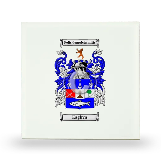 Kaghyn Small Ceramic Tile with Coat of Arms
