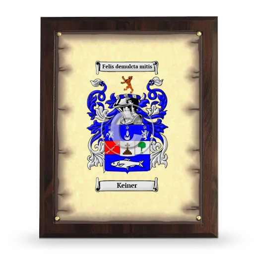 Keiner Coat of Arms Plaque