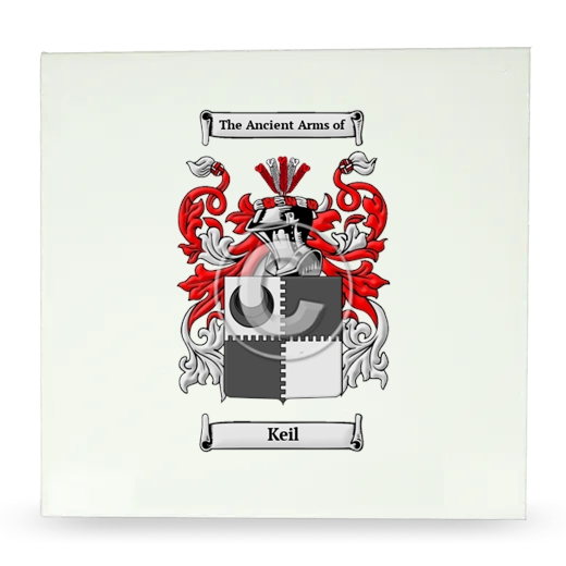 Keil Large Ceramic Tile with Coat of Arms