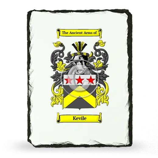 Kevile Coat of Arms Slate