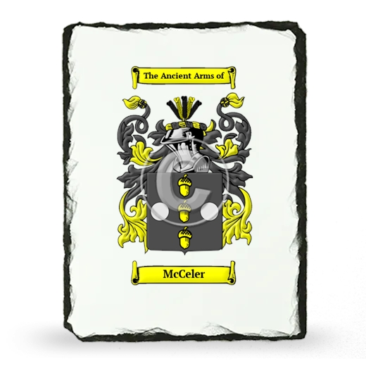 McCeler Coat of Arms Slate