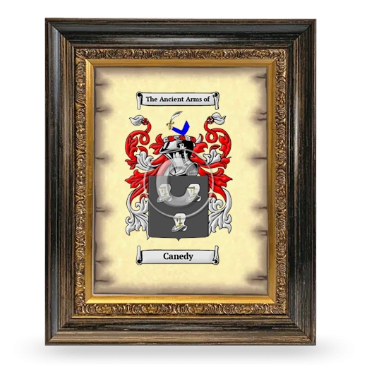 Canedy Coat of Arms Framed - Heirloom