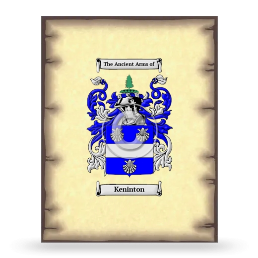 Keninton Coat of Arms Print