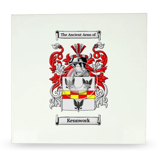 Kennwork Large Ceramic Tile with Coat of Arms