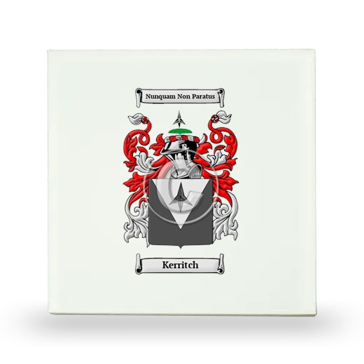 Kerritch Small Ceramic Tile with Coat of Arms