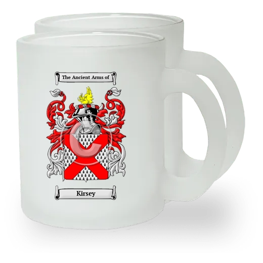 Kirsey Pair of Frosted Glass Mugs