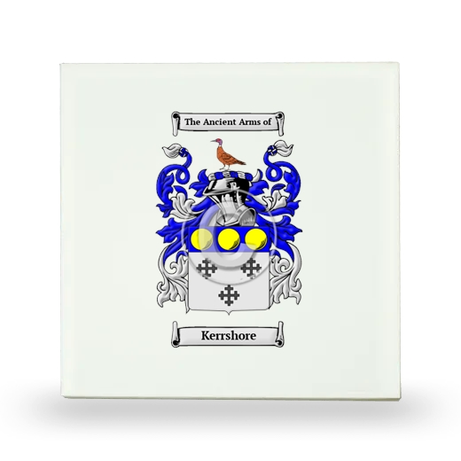 Kerrshore Small Ceramic Tile with Coat of Arms