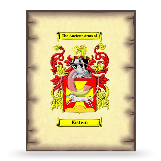 Kistein Coat of Arms Print