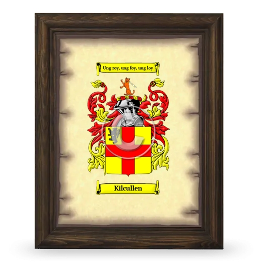 Kilcullen Coat of Arms Framed - Brown