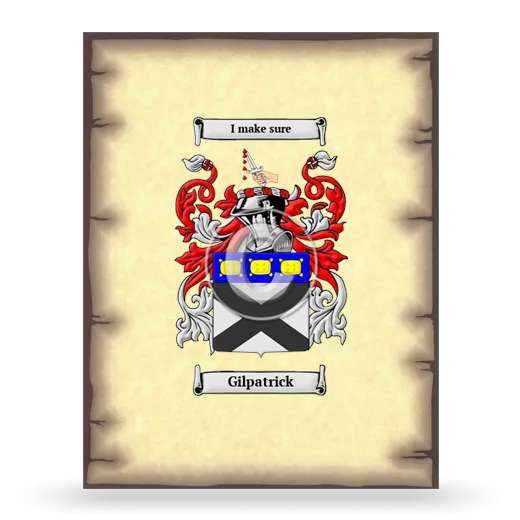 Gilpatrick Coat of Arms Print