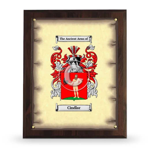 Cindlar Coat of Arms Plaque