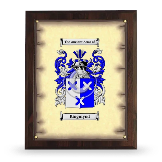 Kingmynd Coat of Arms Plaque