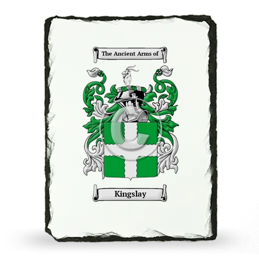 Kingslay Coat of Arms Slate