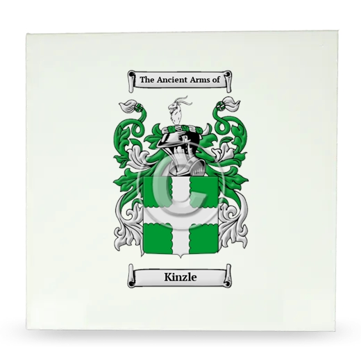 Kinzle Large Ceramic Tile with Coat of Arms