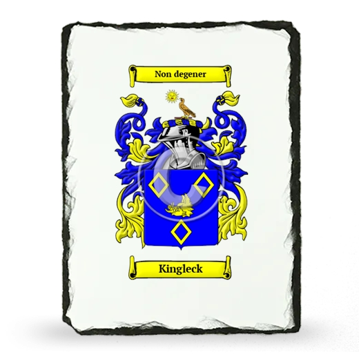 Kingleck Coat of Arms Slate