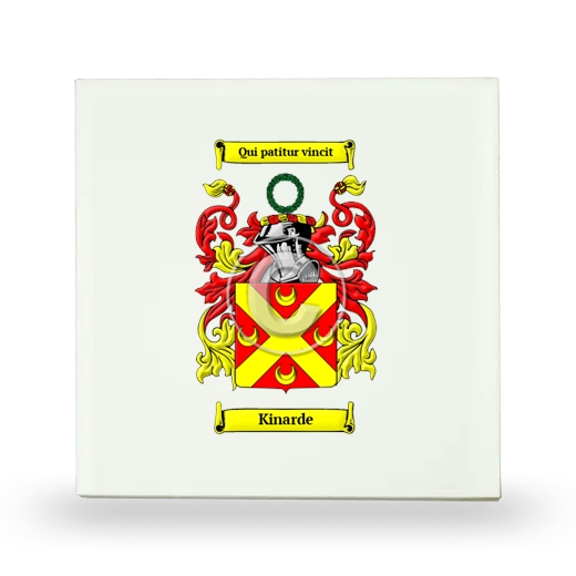 Kinarde Small Ceramic Tile with Coat of Arms