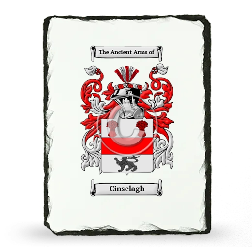 Cinselagh Coat of Arms Slate