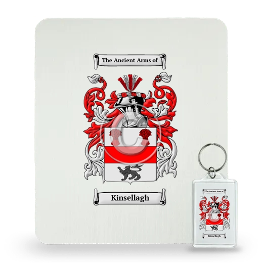 Kinsellagh Mouse Pad and Keychain Combo Package