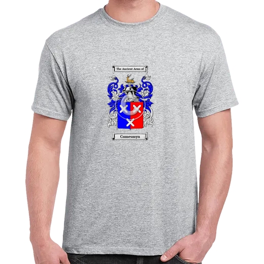 Cumesmyn Grey Coat of Arms T-Shirt