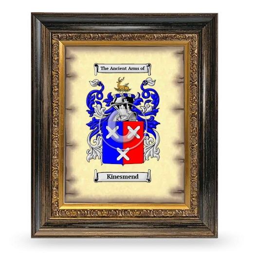 Kinesmend Coat of Arms Framed - Heirloom