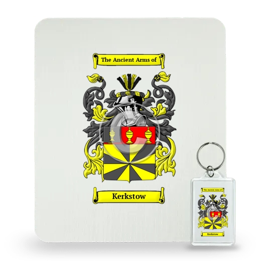 Kerkstow Mouse Pad and Keychain Combo Package